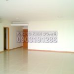 Cho thuê căn hộ 4 phòng ngủ trống 206m2 Saigon Pearl lầu 20 view sông