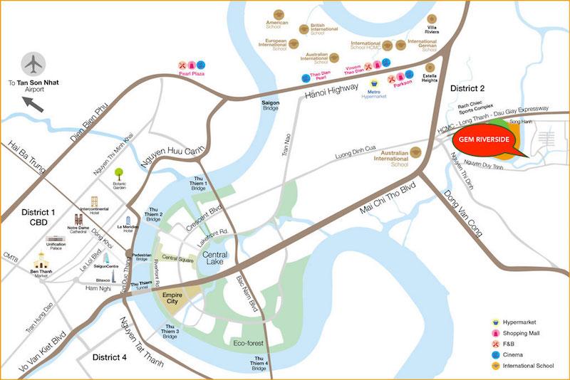 vi tri du an gem riverside