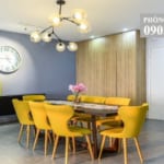 Cho thuê penthouse Saigon Pearl Sapphire 4pn nội thất xịn view quận 1