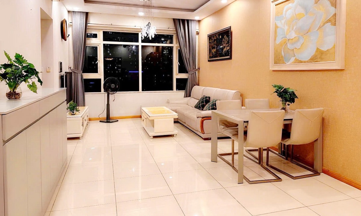 Saigon Pearl toà Topaz căn 2 phòng ngủ cho thuê có nội thất view L81 thoáng